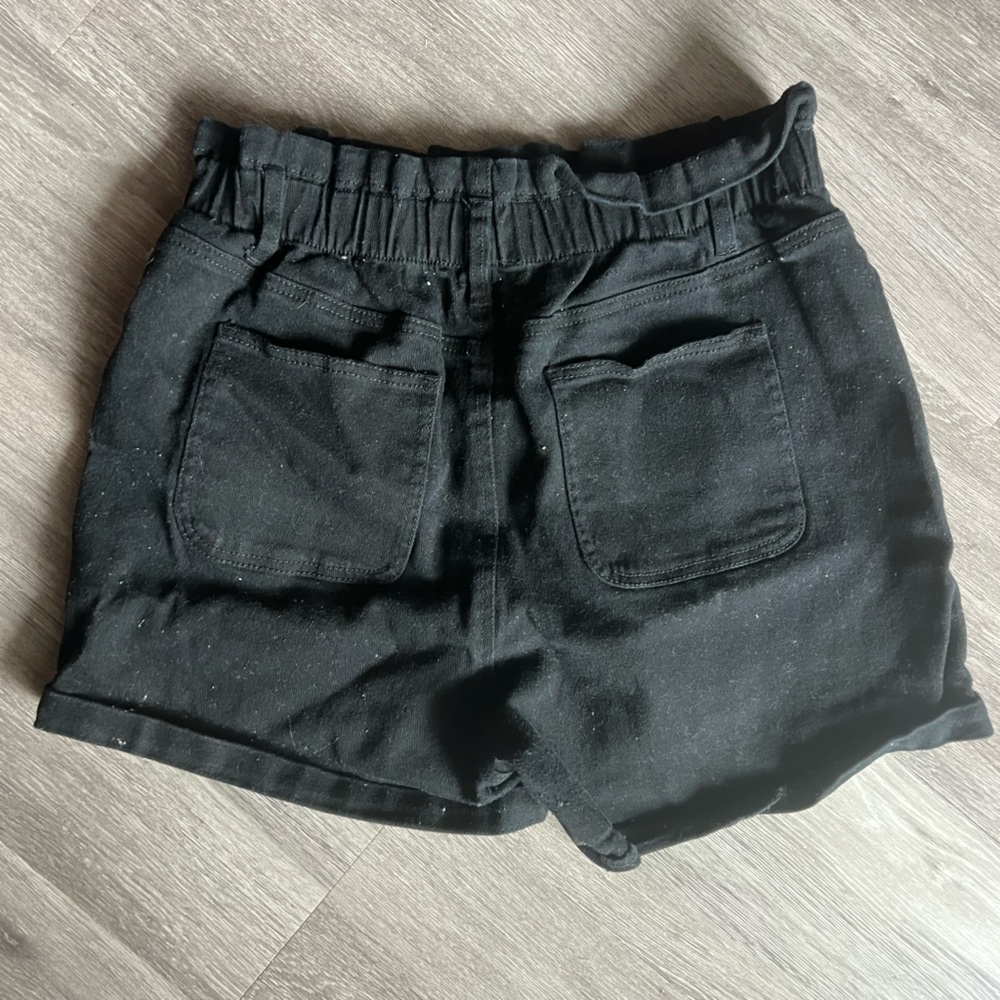 Love Tree High Waist Black Shorts - Picture 3 of 3